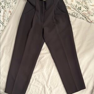 Wilfred Dark Gray Pants,pleated crepe material, almost brand new
